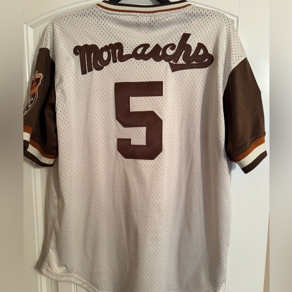 Ebbets Field flannels 2XL K.C. Monarchs Jackie Robinson jersey. ￼ - Picture 3 of 3